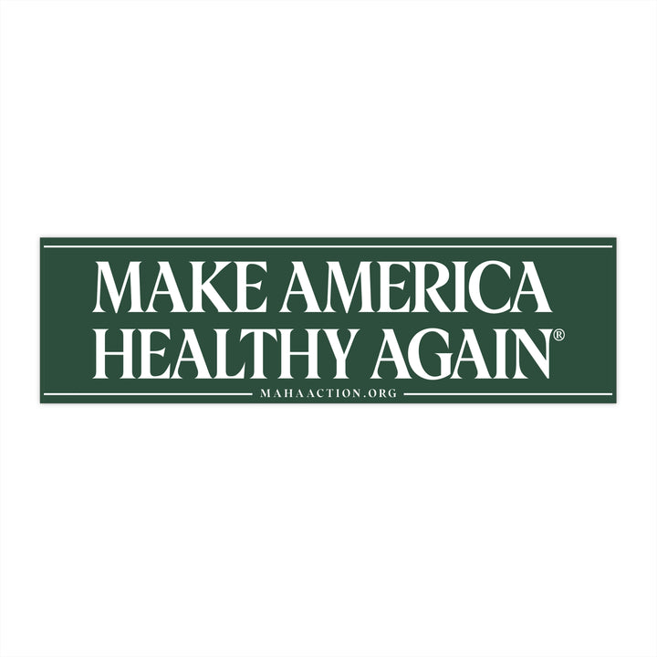 MAHA Green Bumper Sticker