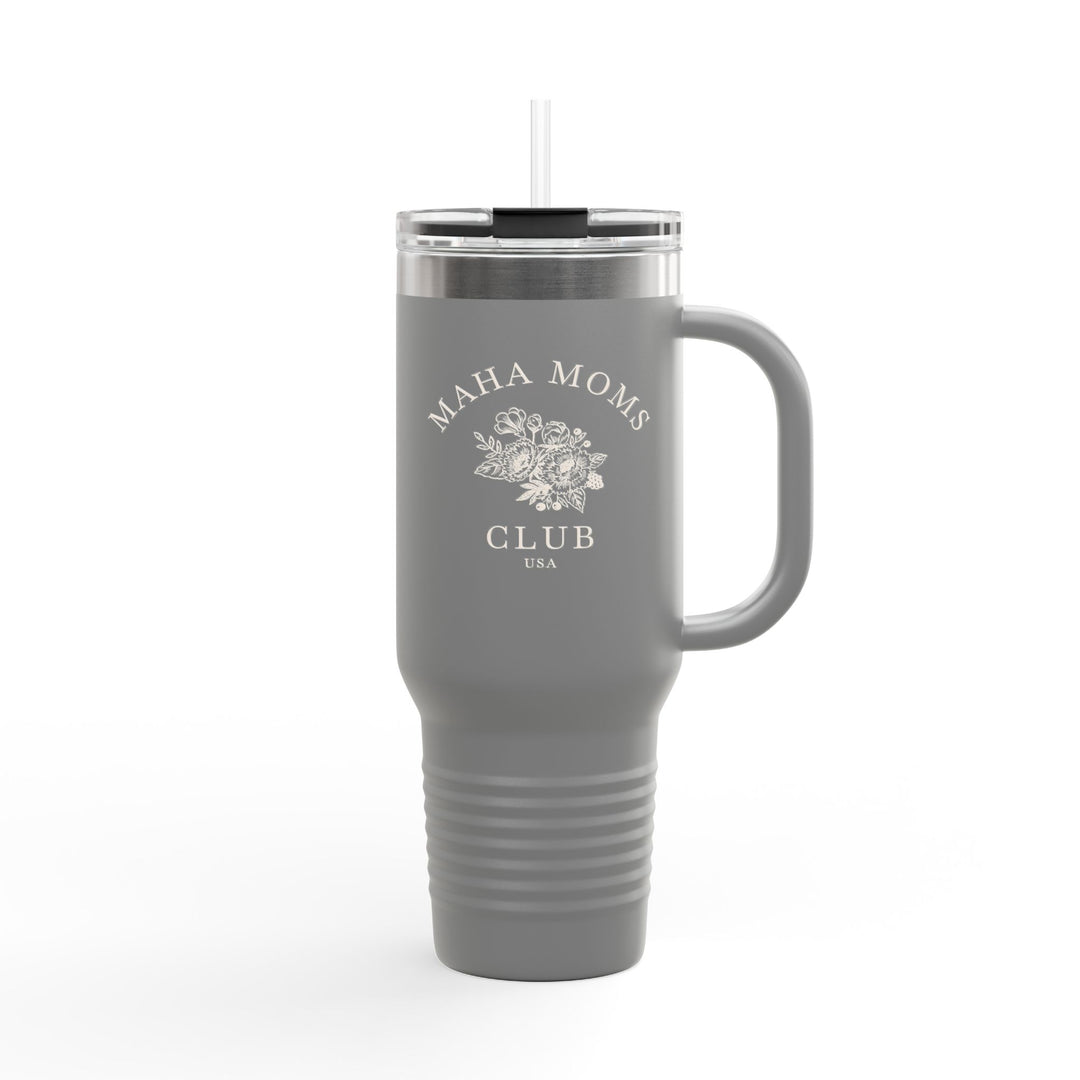 Maha Moms Club Flowers Insulated Travel Mug 40oz