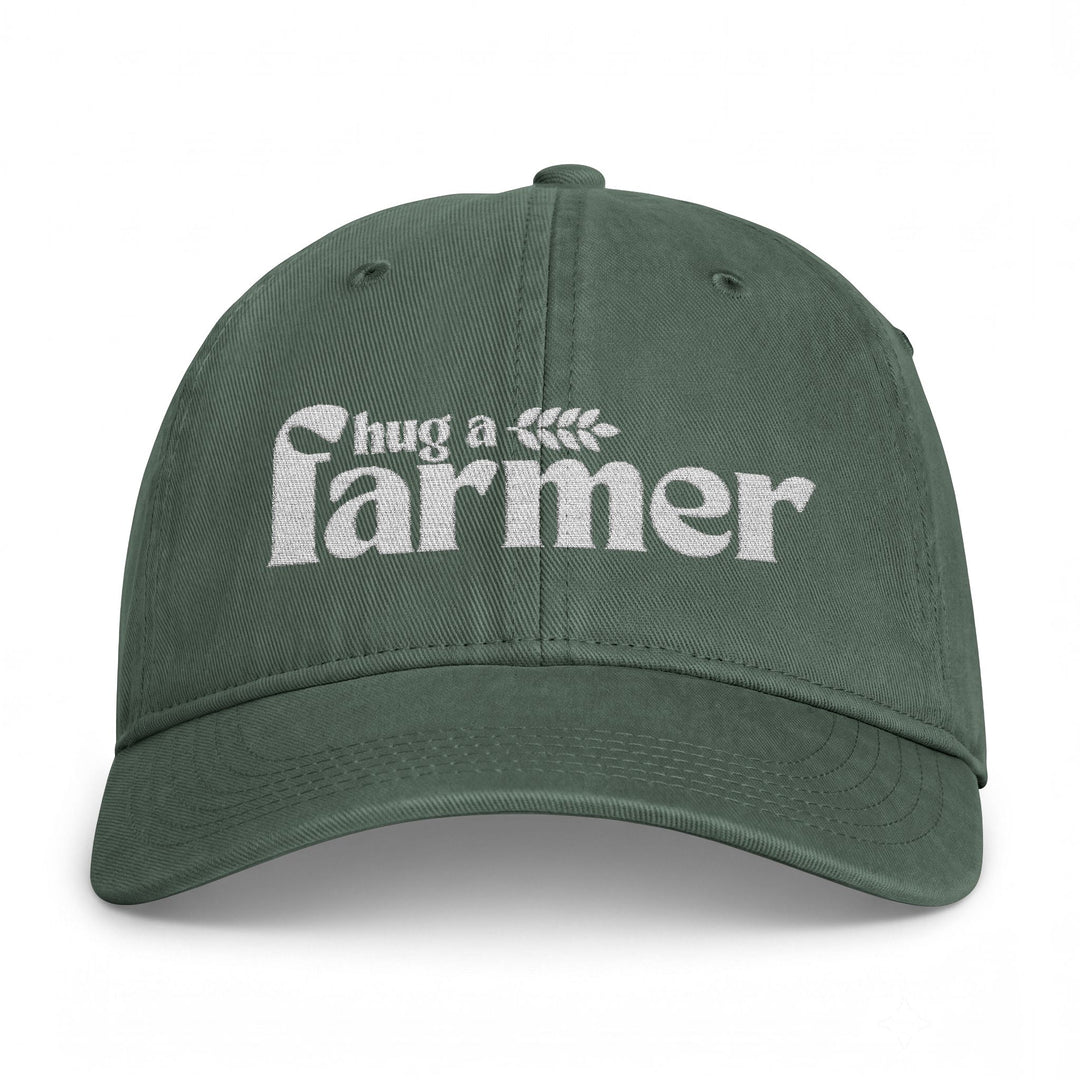 Hug A Farmer Coastal Washed Cap