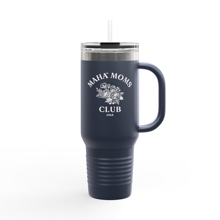 MAHA™ Moms Club Flowers Insulated Travel Mug 40oz