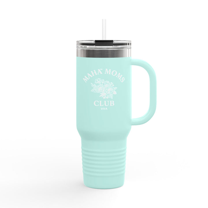 MAHA™ Moms Club Flowers Insulated Travel Mug 40oz