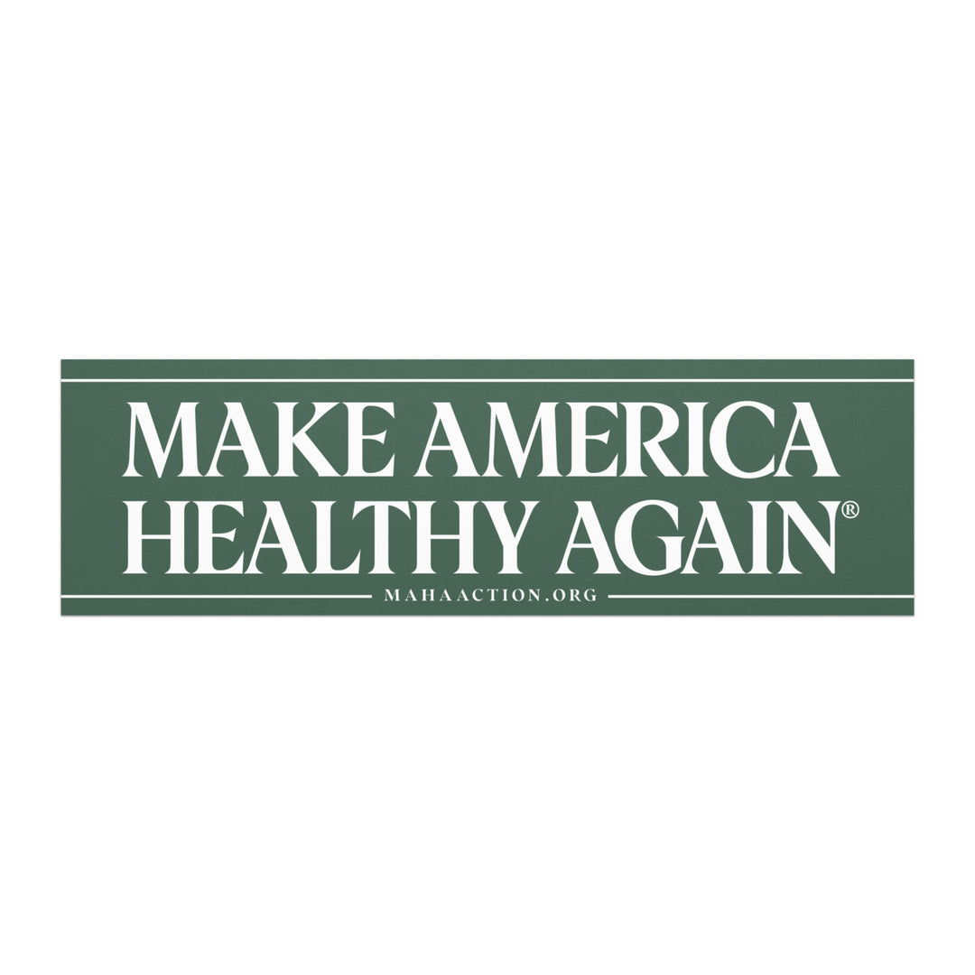 Make America Healthy Again® Green Car Magnet