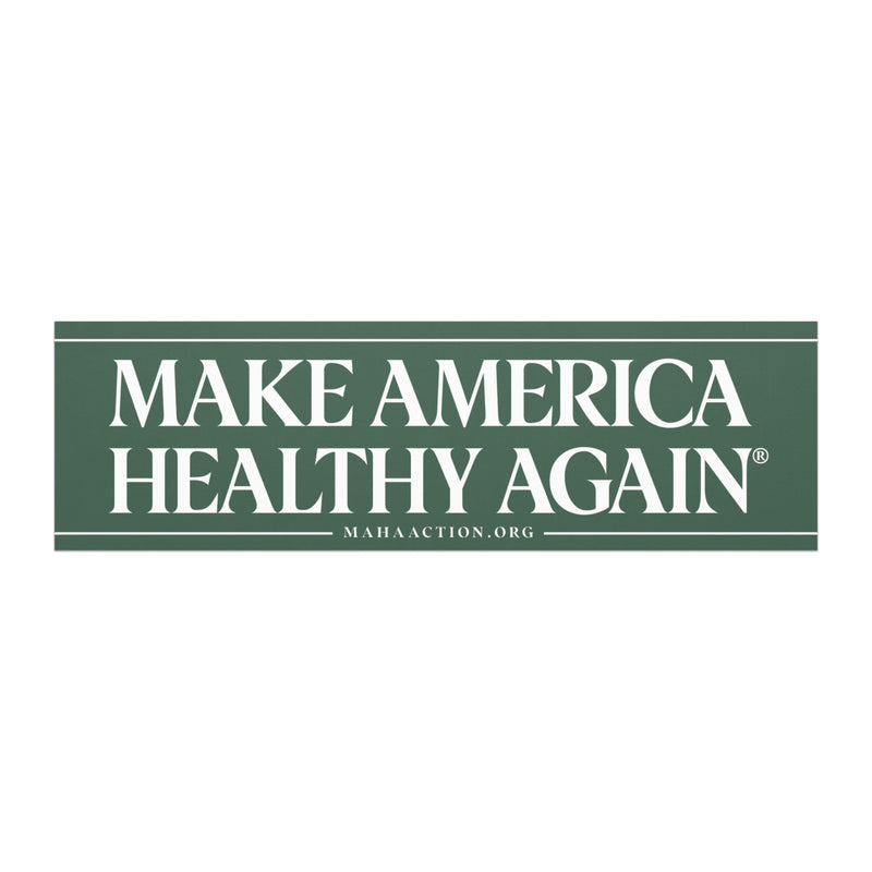 Make America Healthy Again® Green Car Magnet