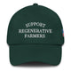 Support Regenerative Farmers w/Flag Embroidered Dad Hat
