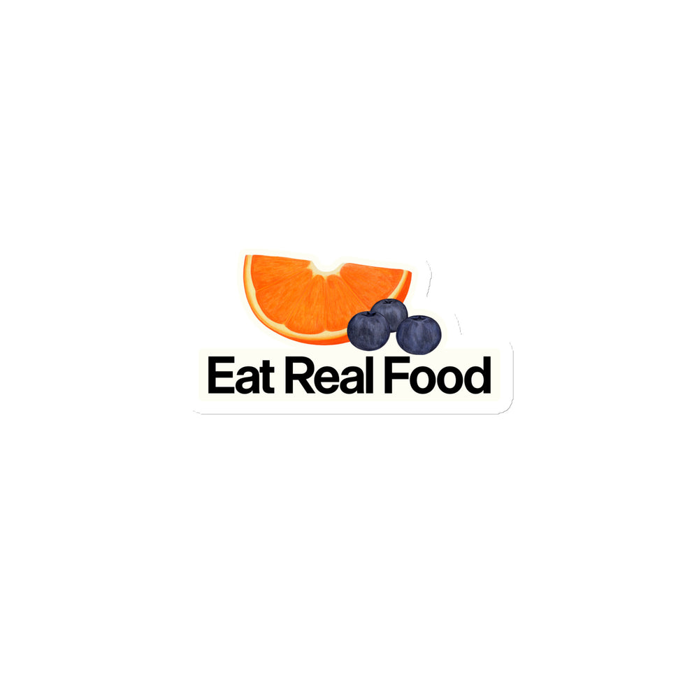 Eat Real Food Fruit Magnet