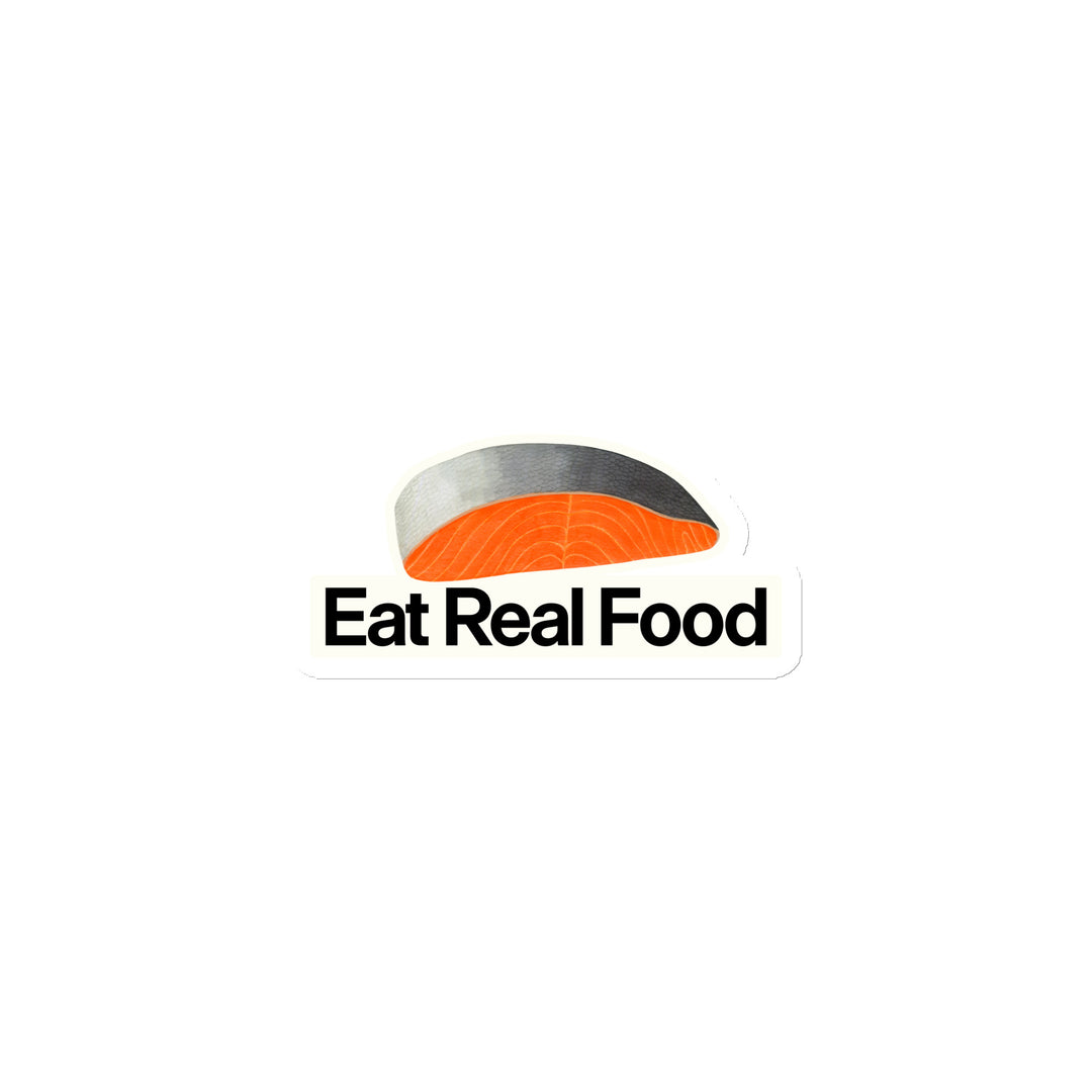 Eat Real Food Salmon Magnet