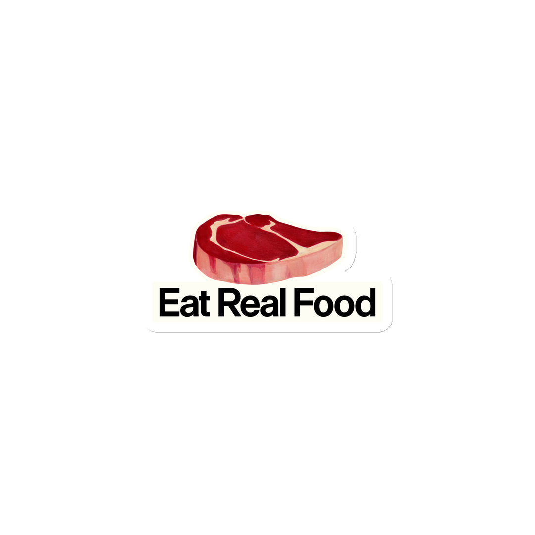 Eat Real Food Steak Magnet