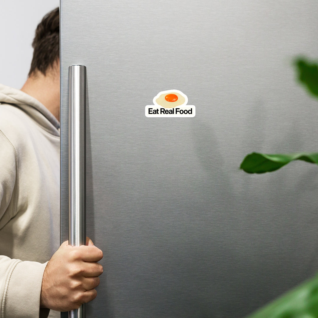 Eat Real Food Egg Magnet