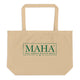 MAHA™ Stars Embroidered Large Organic Tote Bag