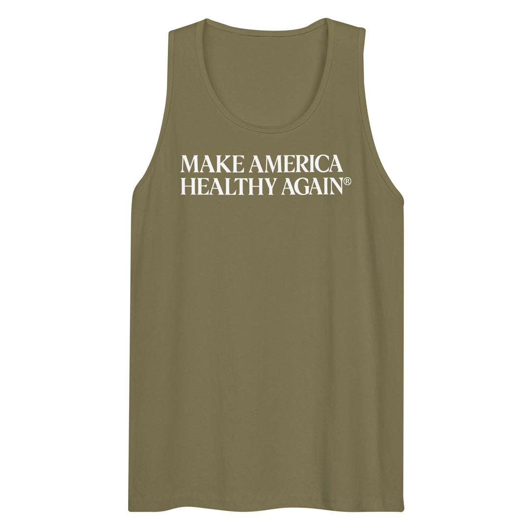 Make America Healthy Again® Men’s Tank Top — in Military Green