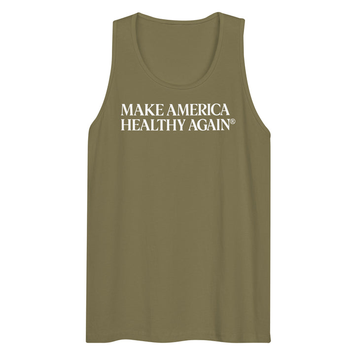 Make America Healthy Again® Men’s Tank Top — in Military Green