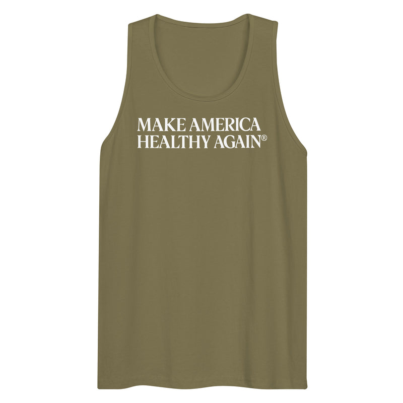 Make America Healthy Again® Men’s Tank Top — in Military Green