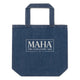 MAHA™ Stars Embroidered Organic Denim Tote