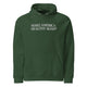 Make America Healthy Again® Embroidered Unisex Eco Raglan Hoodie