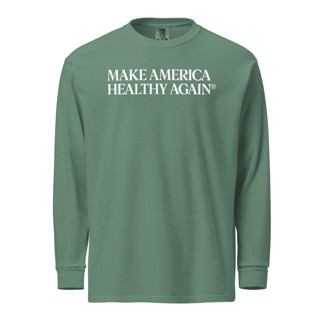 Make America Healthy Again® Long-Sleeve Tee — in Light Green