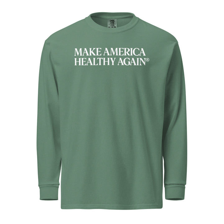 Make America Healthy Again® Long-Sleeve Tee — in Light Green