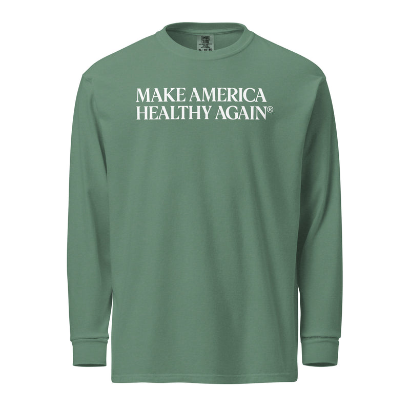 Make America Healthy Again® Long-Sleeve Tee — in Light Green