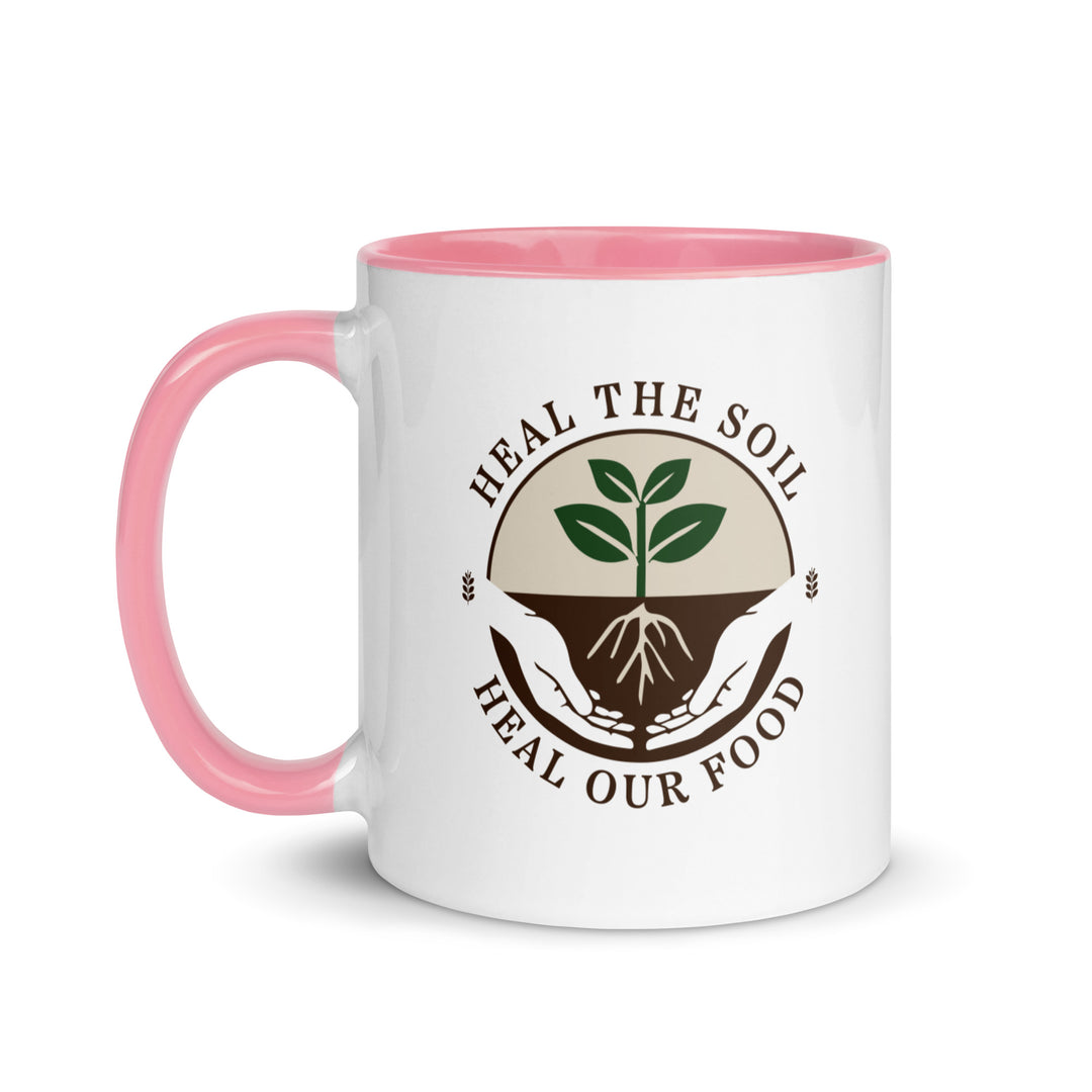 Heal the Soil Mug with Color Inside