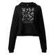 Food Is Healing Women's Crop Hoodie