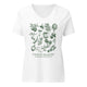 Food Is Healing Women’s Relaxed V-Neck Tee